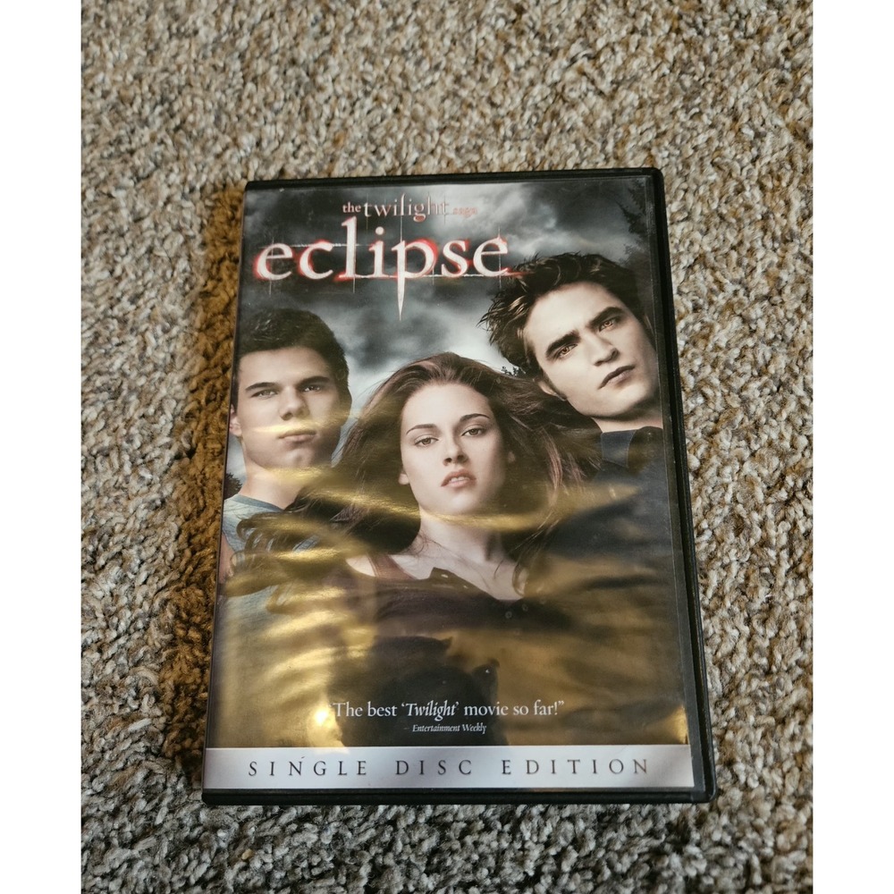 The Twilight Saga Eclipse DVD 2010 Single Disc Edition Kristen Stewart Pattinson